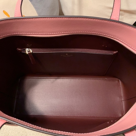 KATE SPADE ADEL LARGE TOTE SHOULDER BAG CARNATION - Picture 7 of 11